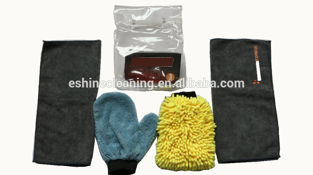 Multi-Functional 8PCS Microfiber Car Wash Kit