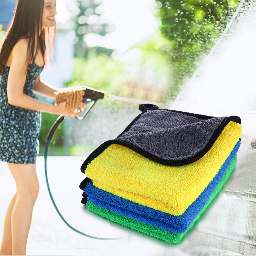 Auto Detailing Towel Microfiber Car Wash Towel Super Thick Plush Microfiber Car Cleaning Cloth