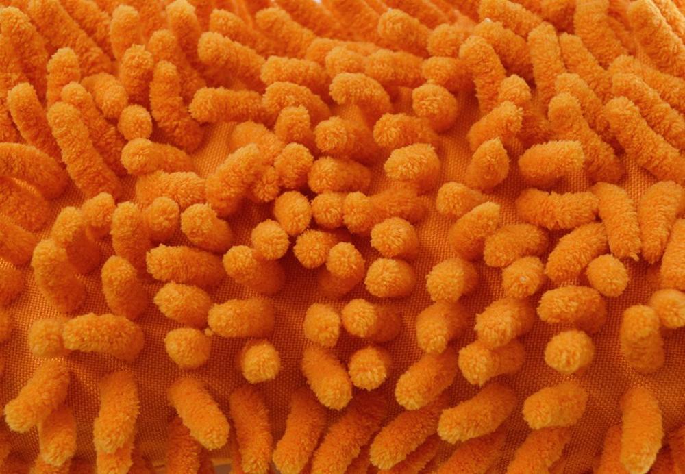 Orange Light Weight Car Care Sponge Microfiber Wash Sponge