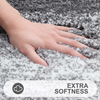Luxury Soft Absorbent Bath Mat Soft Microfiber Shaggy Bath Rug Mat Colorful Non Slip Tpr Bottom Floor Mat