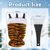 Custom Design Snow Remover Tool Waterproof Warming Snow Ice Scraper Glove for Car Window And Windshield