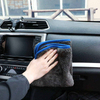 Custom Logo 1000 gsm Deluxe Dual Layer Absorbent Plush Car Wash Towel 1000gsm Microfiber Towel Car Cleaning Drying