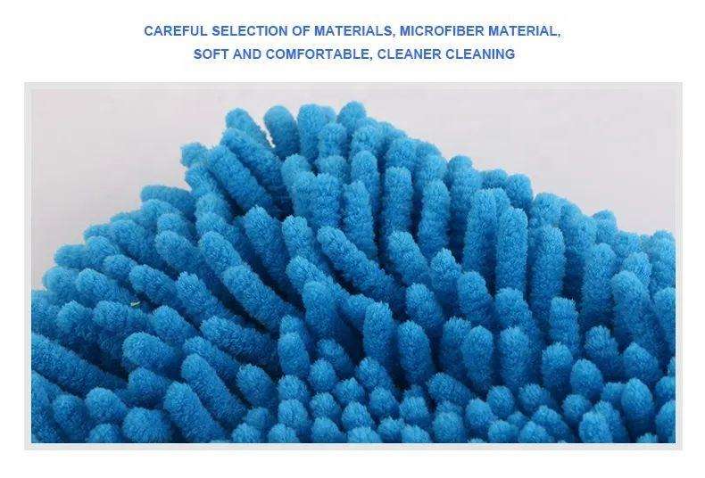 New Style Auto Micro Fiber Chenille Microfibre Car Wash Mitt Microfiber Cleaning Chenille Glove