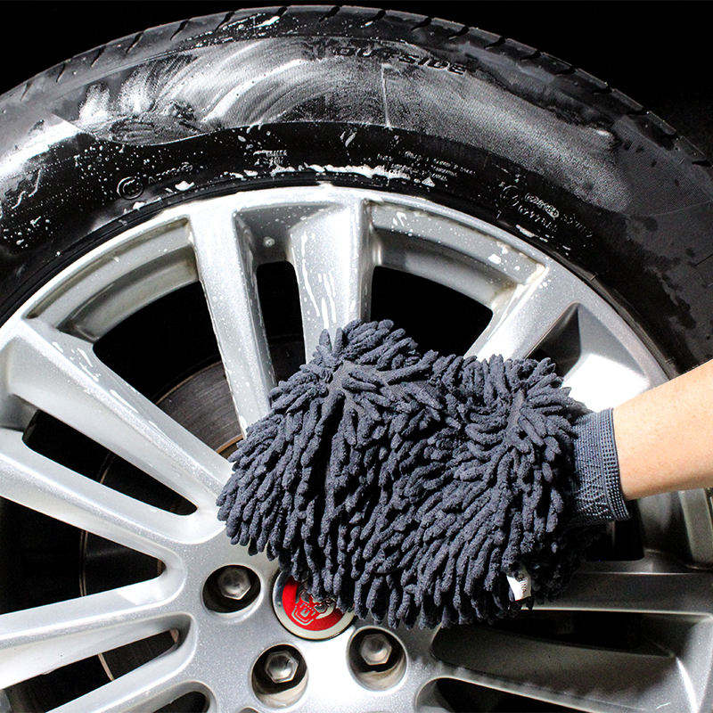 Quick Dry High Quality Microfiber Sponge Car Wash Hand Car Wash Sponge Microfiber Chenille Set Microfiber Car Wash Sponge