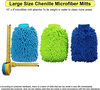 Wholesale Multicolor Car Wash Drying Cleaning Cloth Auto Clean Mitts Glove Car Hand Soft Towel Microfiber for Car Care