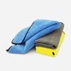 OEM Long Short Pile 400gsm Red Car Care Auto Detailing Buffing Polishing Wash Towel Absorbent Microfiber Drying Towel for Car