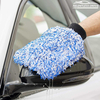 Custom Car Wash Mitt Auto Detailing Microfibre Microfiber Car Cleaning Wash Mitt Glove Coral Car Wash Mitt