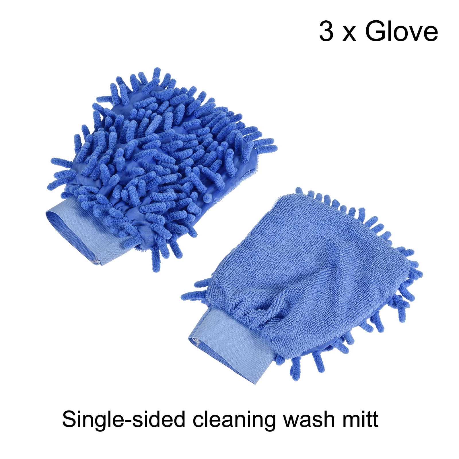Waterproof Car Wash Microfiber Chenille Gloves Thick Car Cleaning Mitt Wax Detailing Brush for Auto Care