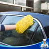 Car Wash Mitt Microfiber Scratch Free Absorbent Wash Mitt Microfiber Towels Brush Wheel Detailing Care Mitt