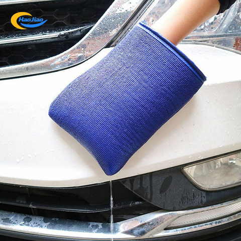 Private Label Clay Bar Mitt Manufacturer New Arrival Microfiber Car Wash Auto Detailing Clay Mitt