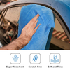 Car Drying Wash Detailing Buffing Polishing Towel with Plush Edgeless Microfiber Cleaning Cloth