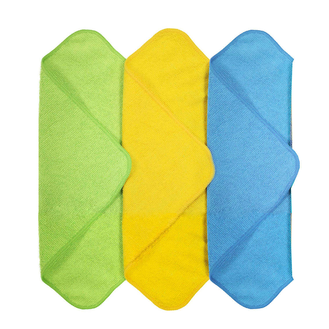 Custom Print Microfiber Cleaning Cloths Car Microfiber Duster Car Care Wiping Multi Color Small 30x30 Rags
