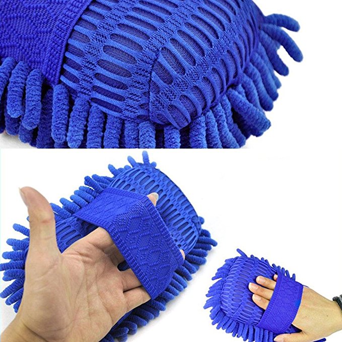 vehicle care esponja para microfiber chenille noodle car wash cleaning sponge