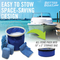 Interior Exterior Cleaning Kit Microfiber Sponge Bucket and Microfiber Wash Cloths