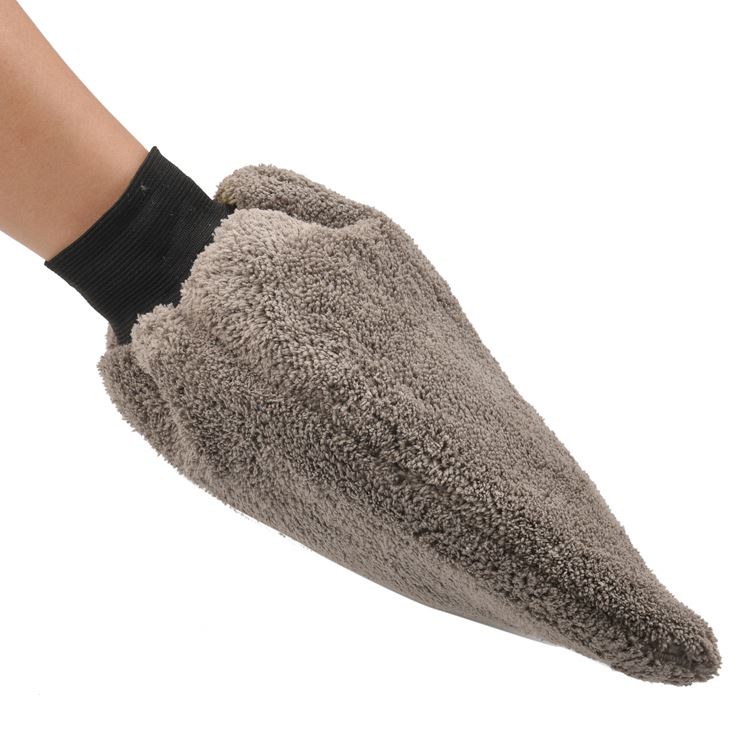 supply Shining Coral Velvet Clean China Supplier Washing Premium Car Wash Wholesale custom microfiber mitt