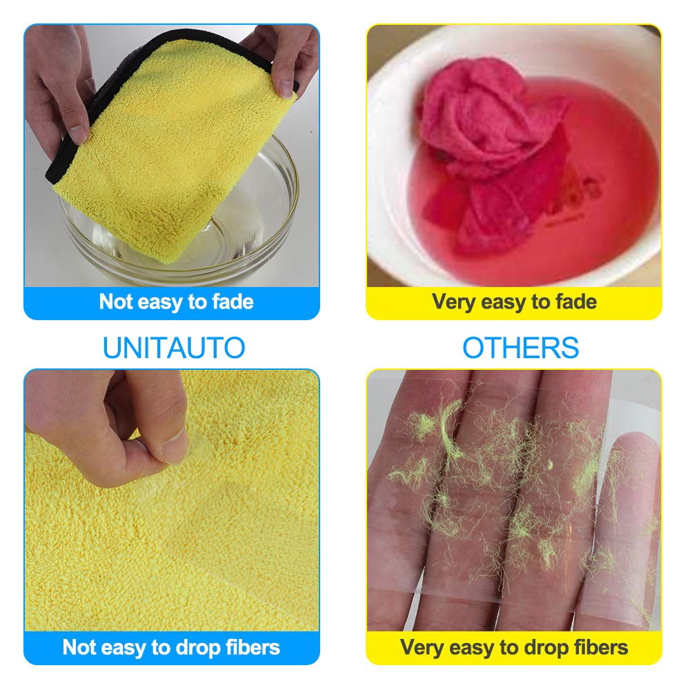 Auto Detailing Towel Microfiber Car Wash Towel Super Thick Plush Microfiber Car Cleaning Cloth