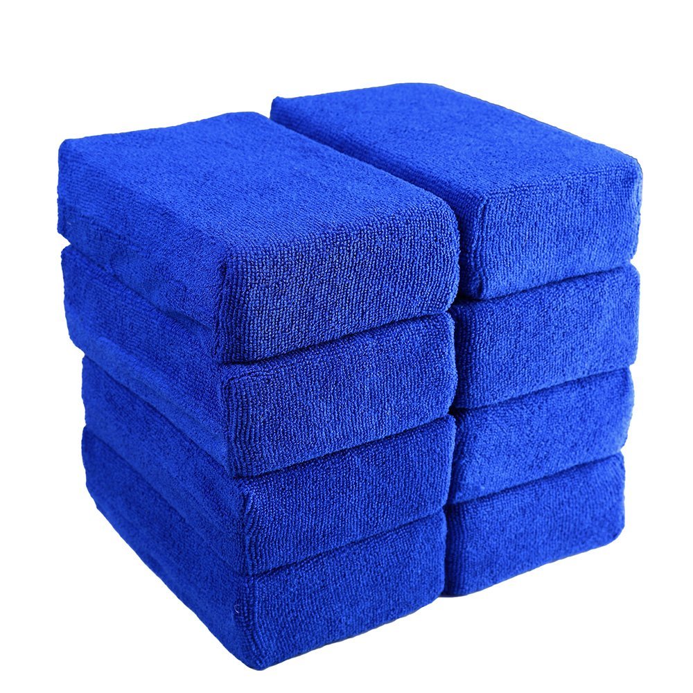 High Quality Polish Wax Foam Waxing Sponge Applicator Pads Fit For Clean Car Vehicle Auto Glass