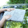 Car Detailing Water Absorbing Cutting Edge Absorbent Coral Fleece Cleaning Edgeless Microfiber 600Gsm Washing Cloth Drying Towel