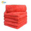 Edgeless Microfiber Cleaning Towel 450gsm 16*16 inch Blue Gray Orange Glass Wash Rag Detailing Drying Car Wash Microfiber Towel