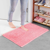 Chenille Soft Quick Dry 2-Ply Non-Slip Bathroom Mat Kitchen Rugs Thin Pile 3D Printed Washable Machine