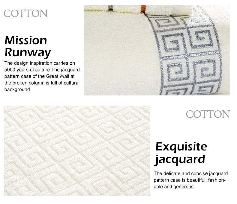 Premium 100% Cotton Bath Towel Set for Hotels Custom Soft Lint-Free Luxury Boxed Gift