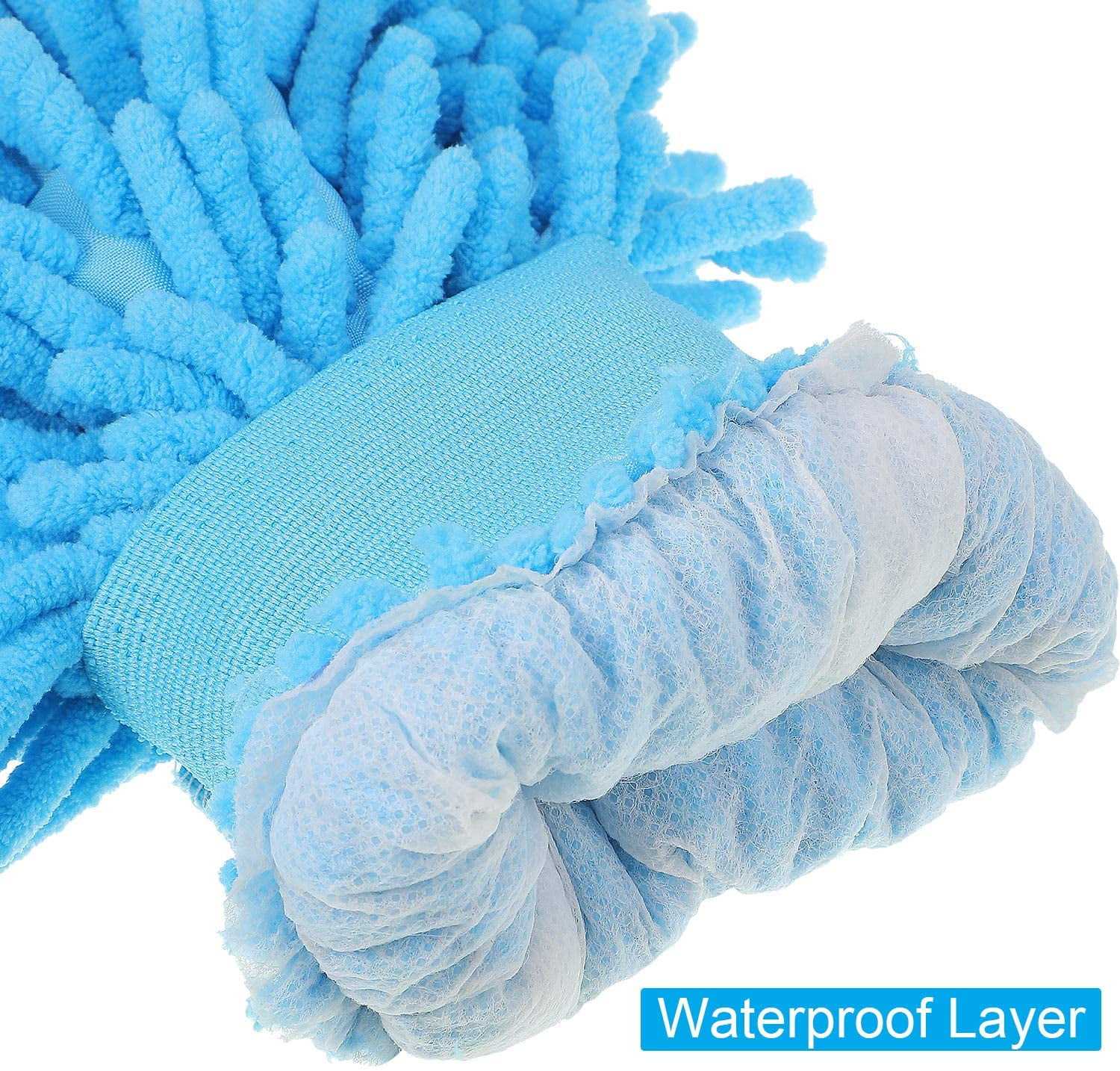 Car Wash Mitts Microfiber Cleaning Cloth Glove Double Sided Scratch-Free Super Absorbent Wash and Glove
