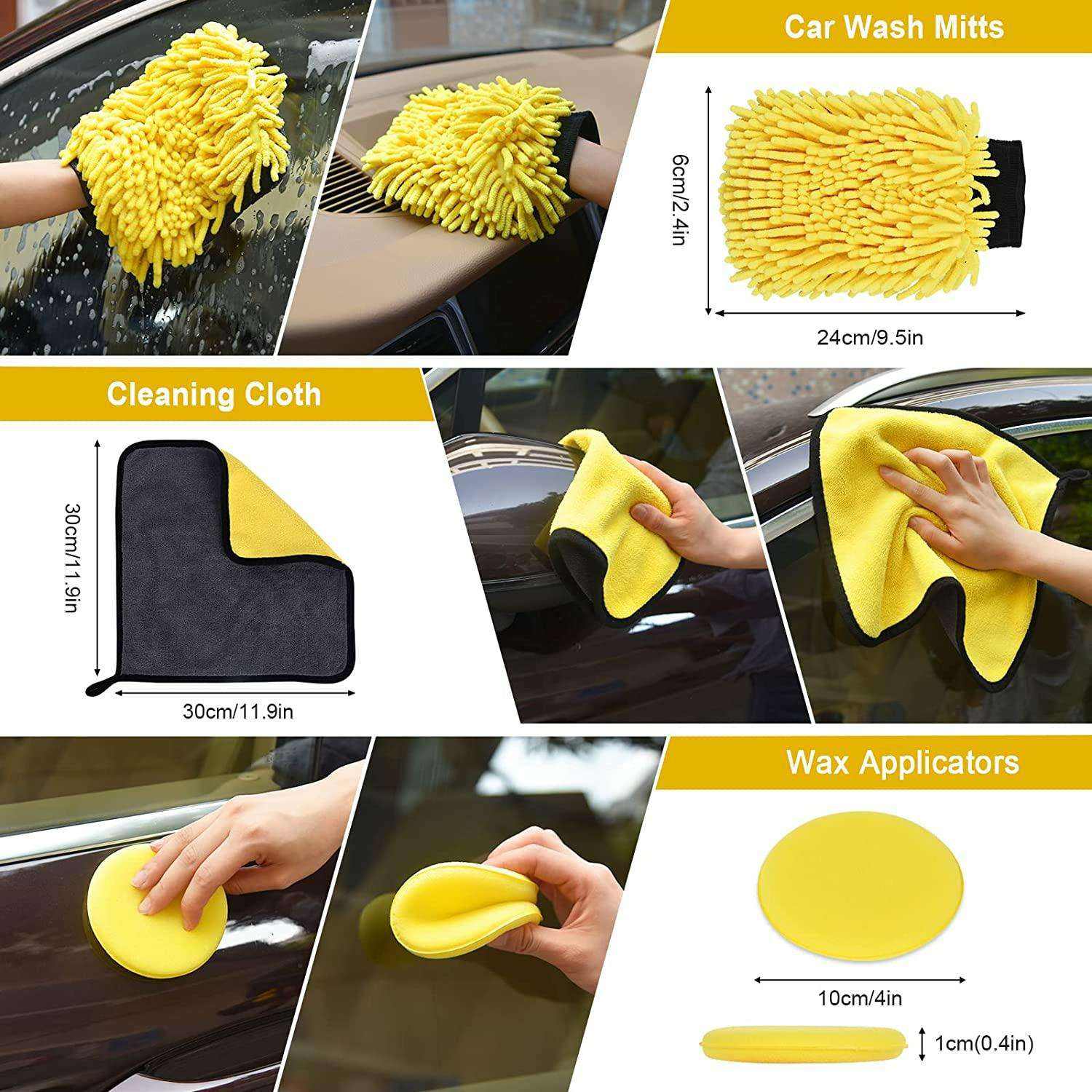 Customized Color Car Cleaning Kit High Quality Detailing Brush Kit Car Cleaning