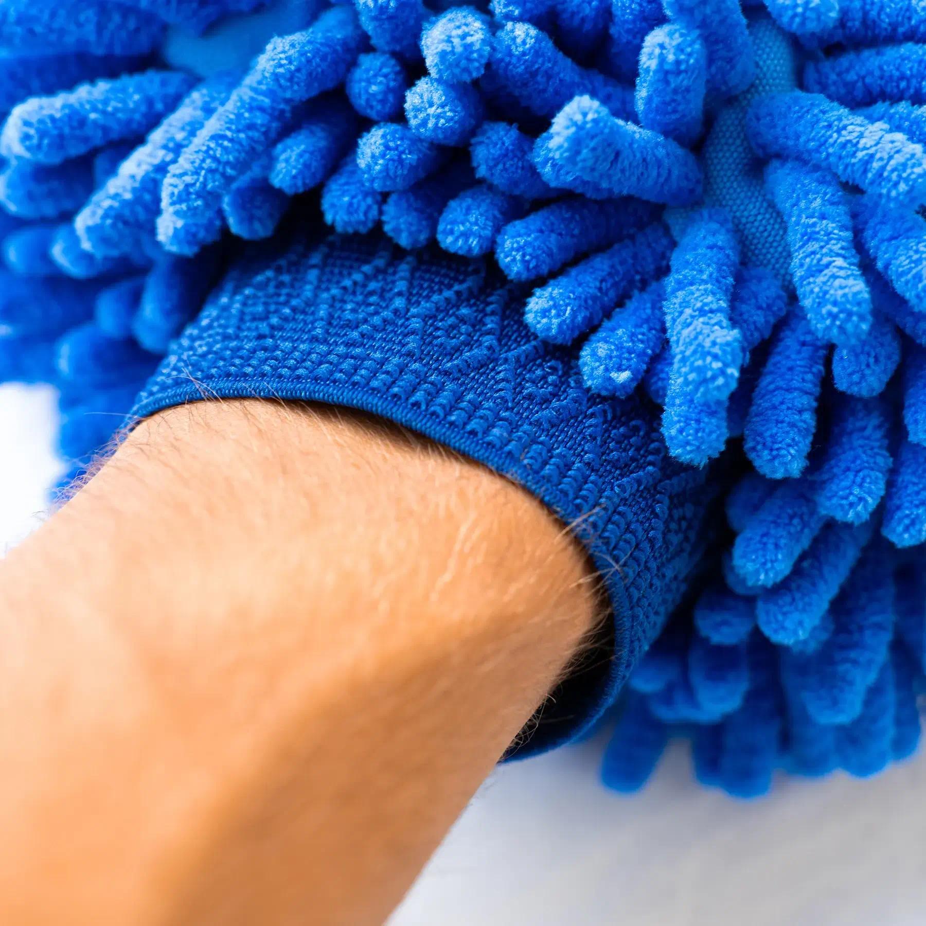 Premium Scratch Free Chenille Car Wash Mitt Cleaning Microfiber Car Polish Clean Mitt