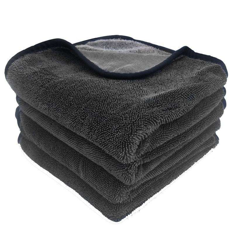 Customize Logo Oem Odm Factory Sale Premium Quality Microfiber Towels Car Wash Detailing Twisted Loop Drying Towel
