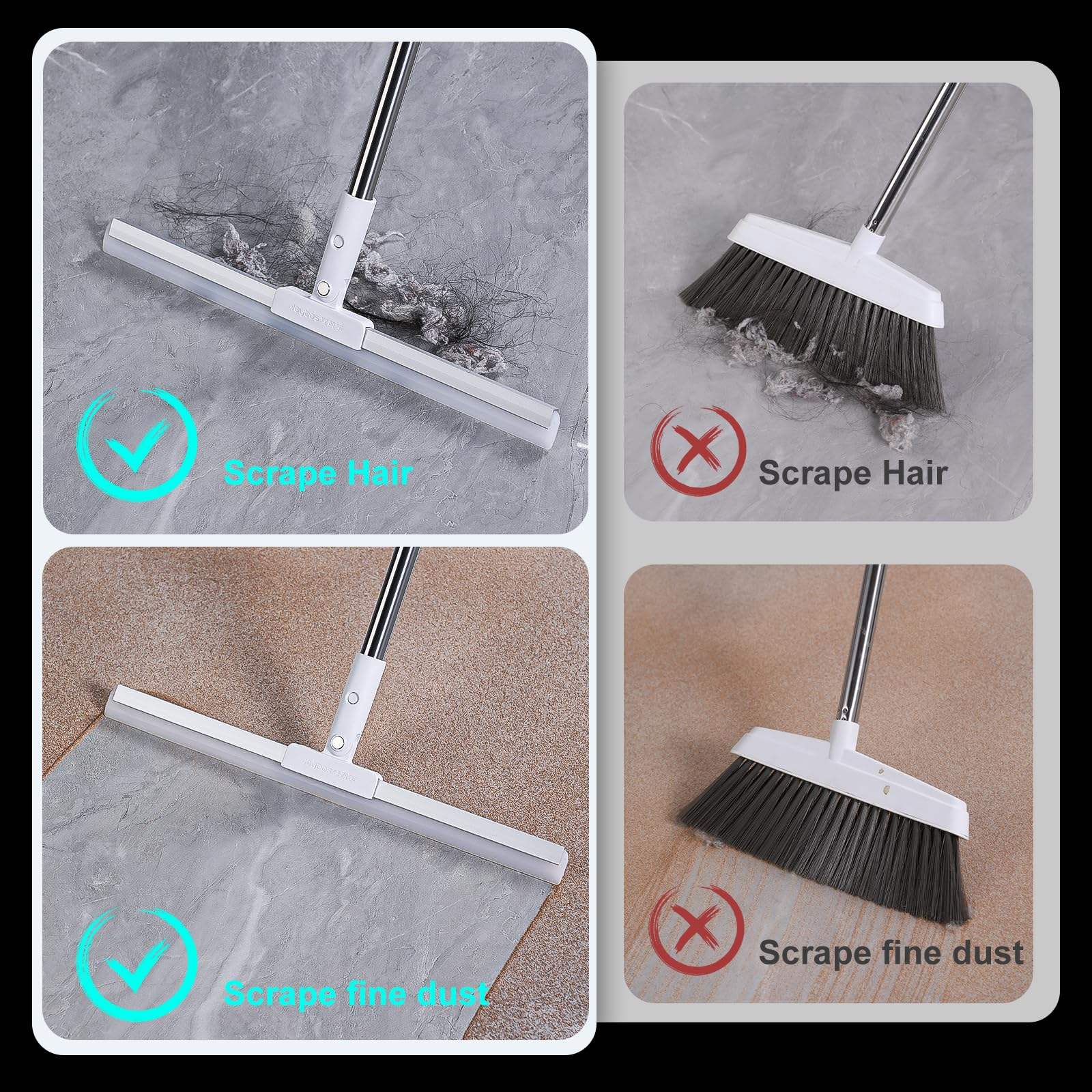 Silicone Scraper Broom Magic Wiper High Place Glass Wiper Floor Mop Household Bathroom Sweeping Water