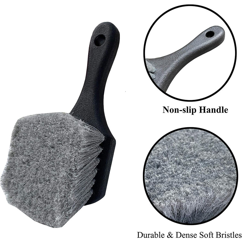 8" 20cm Long Multi Purpose Utility Scrub Brush With Stiff Bristle Car cleaning brush