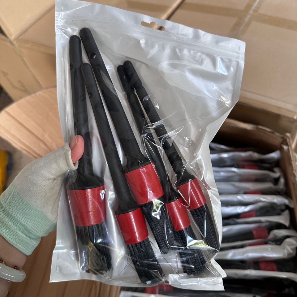 Car Wheel Tire Cleaning Brush Auto Interior Exterior Wash Brush Detailing Cleaning Kit Tool Car Detailing Brush Set