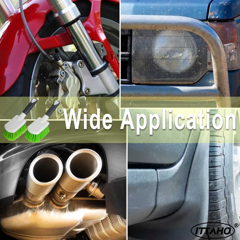 Durable Washing Car Wash Brush Tools Cleaning Supplies Home Use Car Wheel Kit Tire Brush