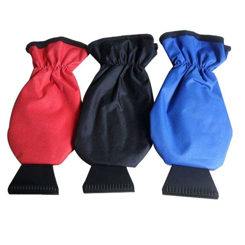 Ice Scrapers for Car Windshield Waterproof Warming Car Ice Scraper Mitt Window Windshield Ice Snow Scraper with Glove
