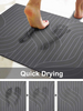 Bathroom Products Cheap Geometric Design Thin Rubber Non Slip Soft Bathroom Super Absorbent Mat Bathmat Bath Rugs Mat