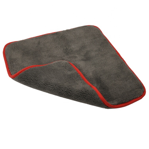 Reasonable price 40x40 1200gsm microfiber car drying towel large dual sided custom microfiber cleaning cloth