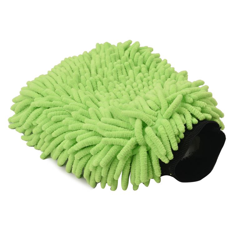Factory directly chenille premium scratch-free OEM microfiber high pile luxury microfibre wash mitt