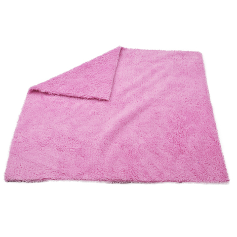 Super Clean microfiber car wash towel edgeless plush 40x40 microfiber coral fleece towel