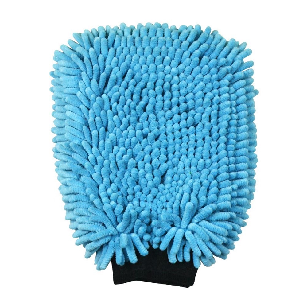 double side chenille microfiber wool premium scratch-free Car wash glove cleaning mitt