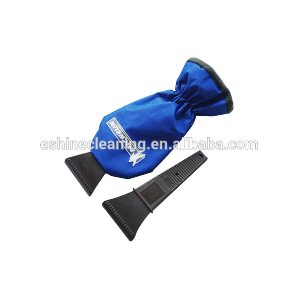 Plastic Ice Scraper Mitt for Car Cleaning