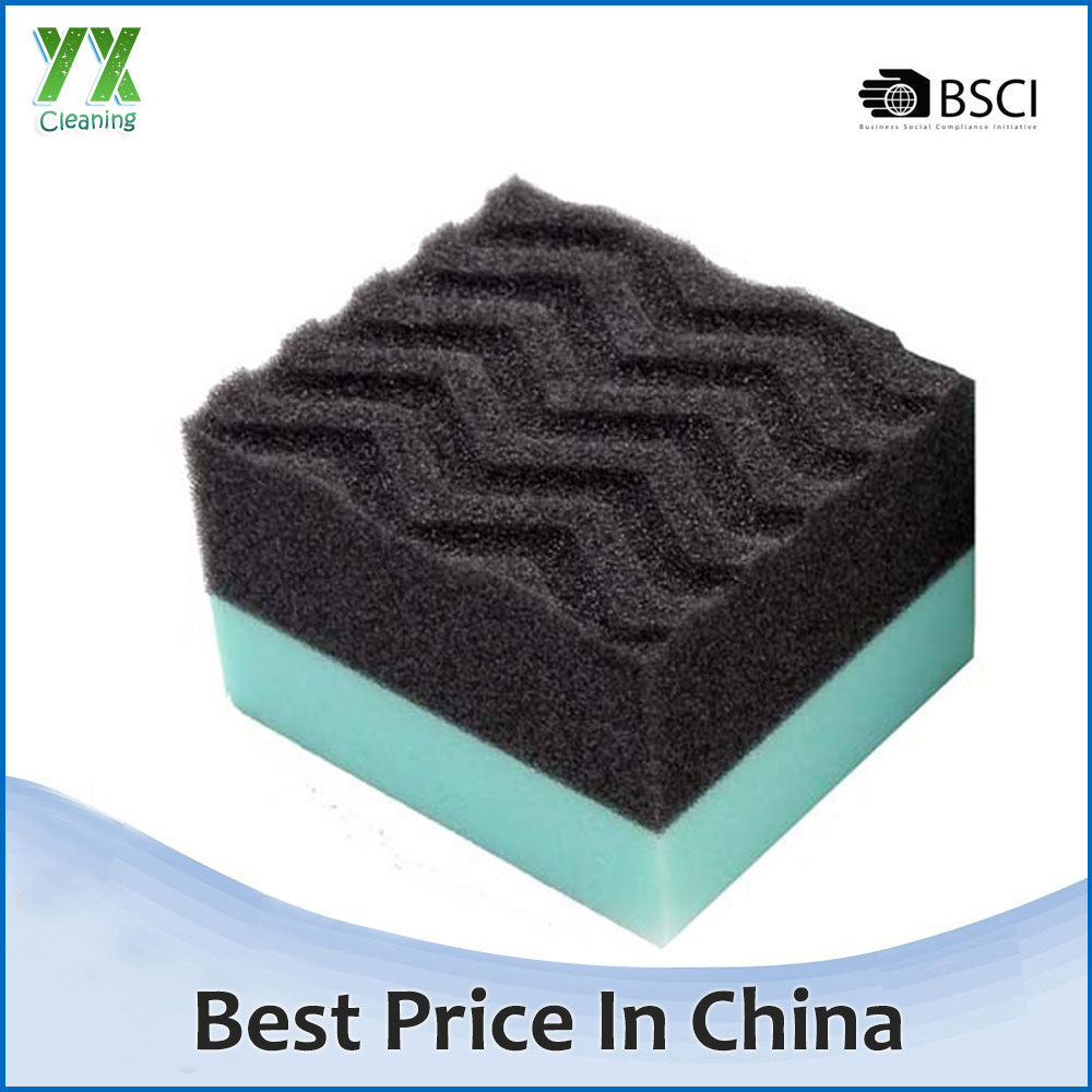 Double Side Colored Car Waxing Applicator Pads Sponge