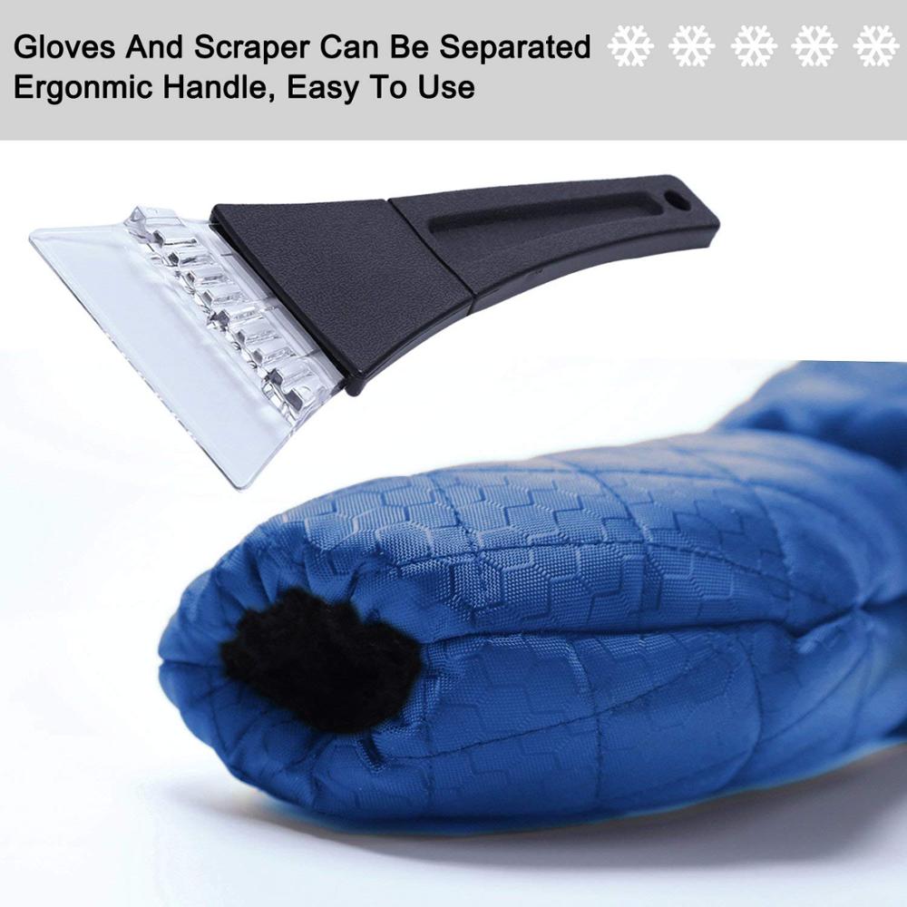 Car Windshield Waterproof Ice Scraper Mitt