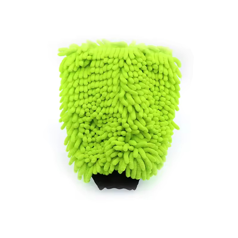 Single Side Microfiber Chenille wash gloves for Auto Detailing