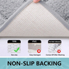 Microfiber Bath Mat Quick Dry Soft Slip Anti Bath Rugs Super Shaggy Foot Rug Bathroom Mat Floor Carpet