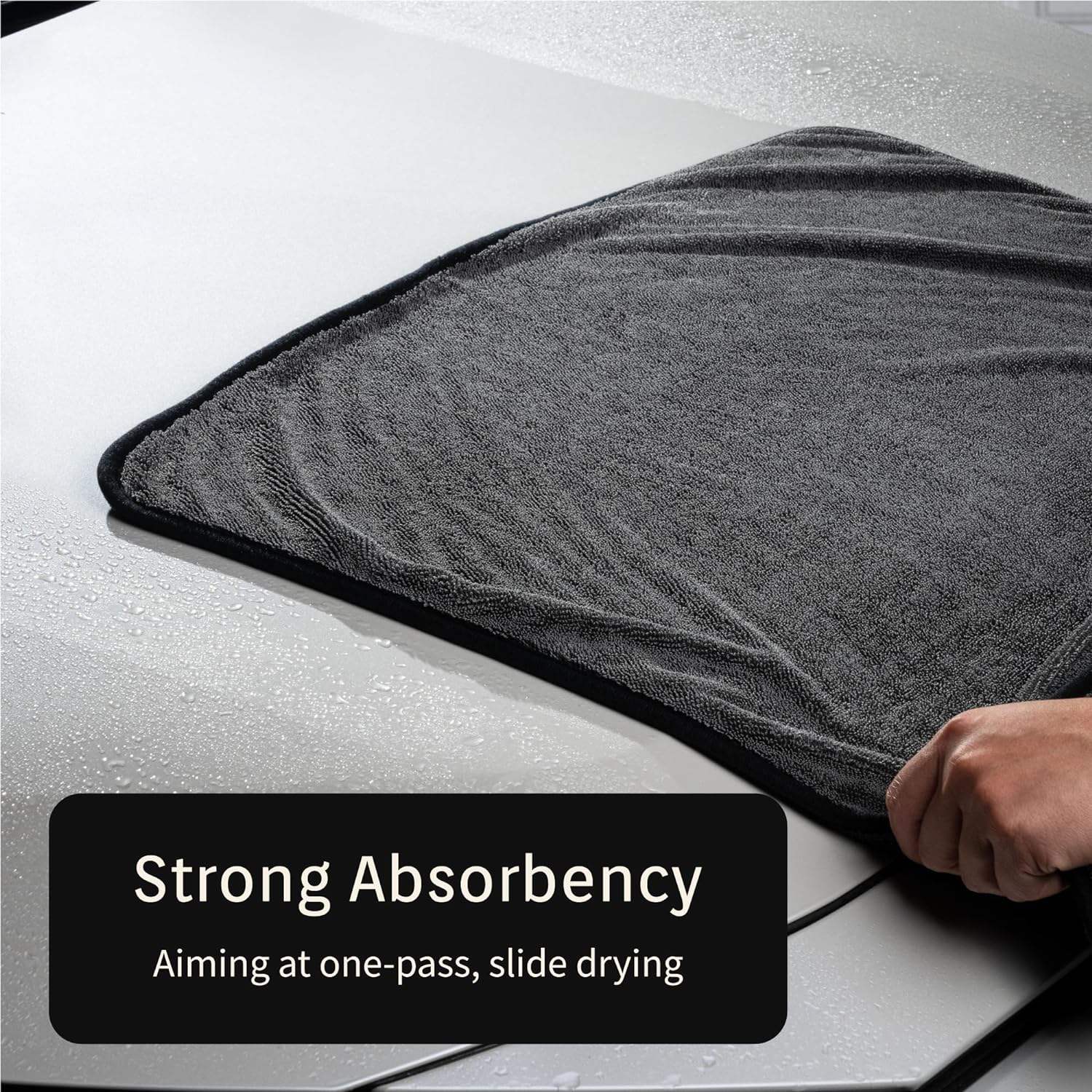 1000gsm Cleaning Towel Micro Fiber Twist Pile Cloths Microfiber Car Care Twisted Loop Wash Microfibre Drying Wash Towel