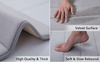 Coral Velvet Fleece Memory Foam Anti-Slip Bottom Super Absorbent Non-slip Bathroom Shower Floor Bath Mat
