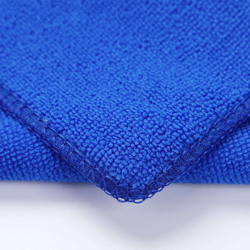 Custom Microfiber Cleaning Cloth Absorbent Long And Short Pile 40*40cm Edgeless Car Wash Towel Rags Kitchen Towel
