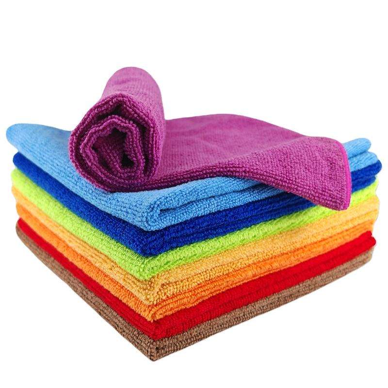 Auto Datailing Car Wax Polishing Towel Edgeless 350gsm Microfiber Coral Fleece Cleaning Cloth Towel
