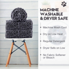 Custom Super Absorbent Quick Dry Chenille Microfiber Dog Towel for All Breeds Dogs Drying with Hand Pockets