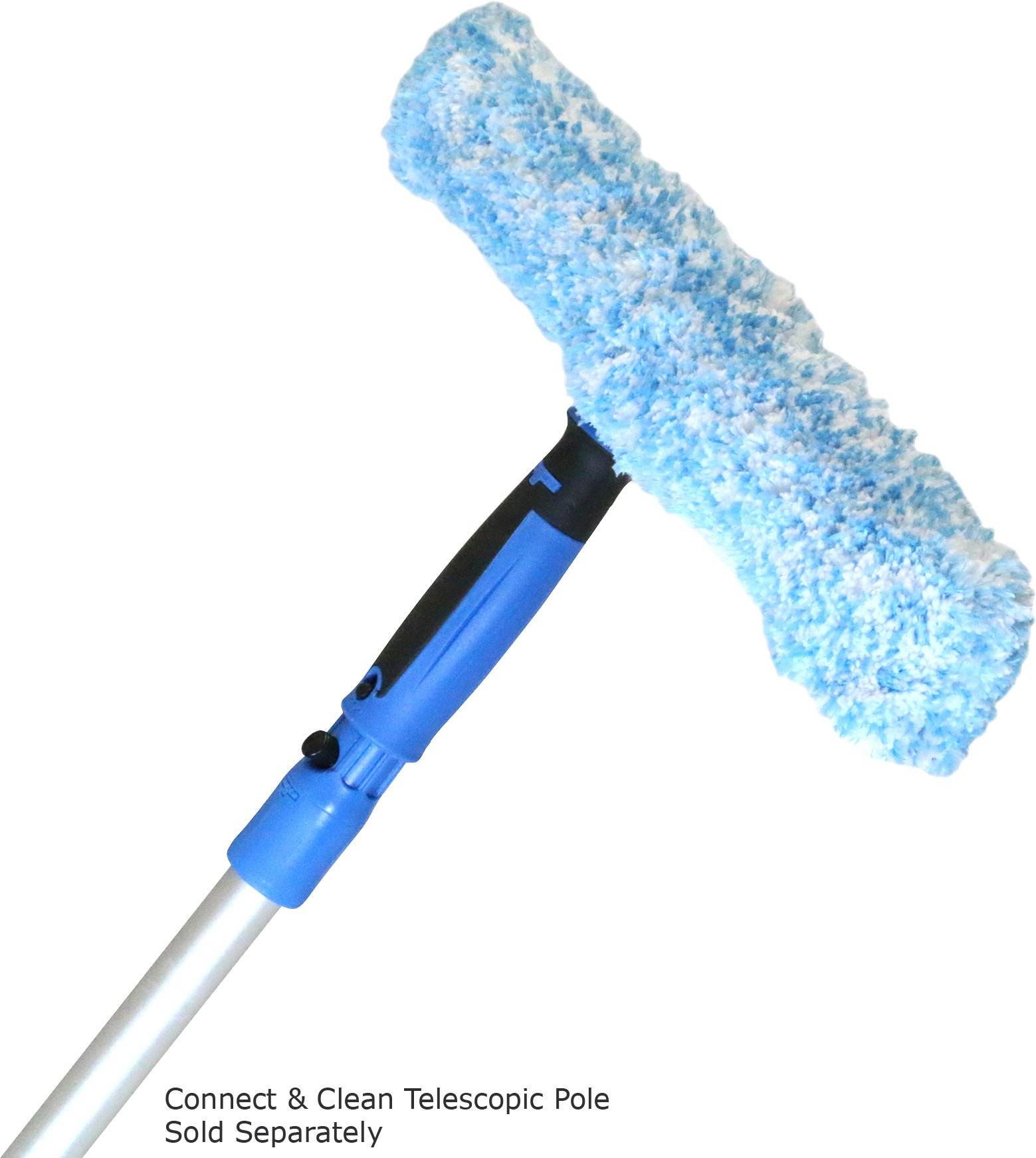 Microfiber Window Cleaning Combo Squeegee Professional for window Cleaning with Refill 10"